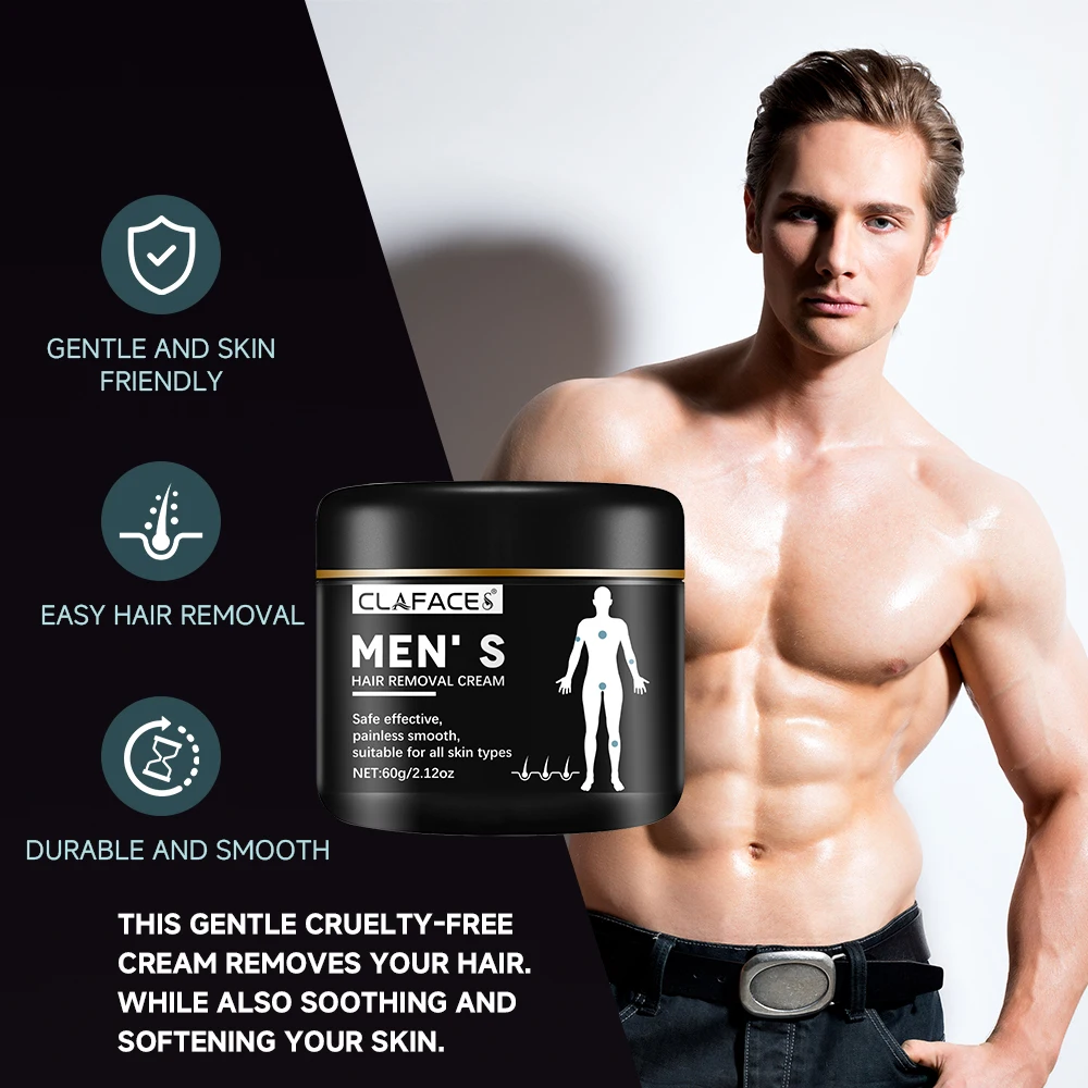 Fast Hair Removal Cream Painless Hair Growth Inhibitor Arm Armpit Legs Permanent Depilatory for Men Women Beauty Health Care 60g