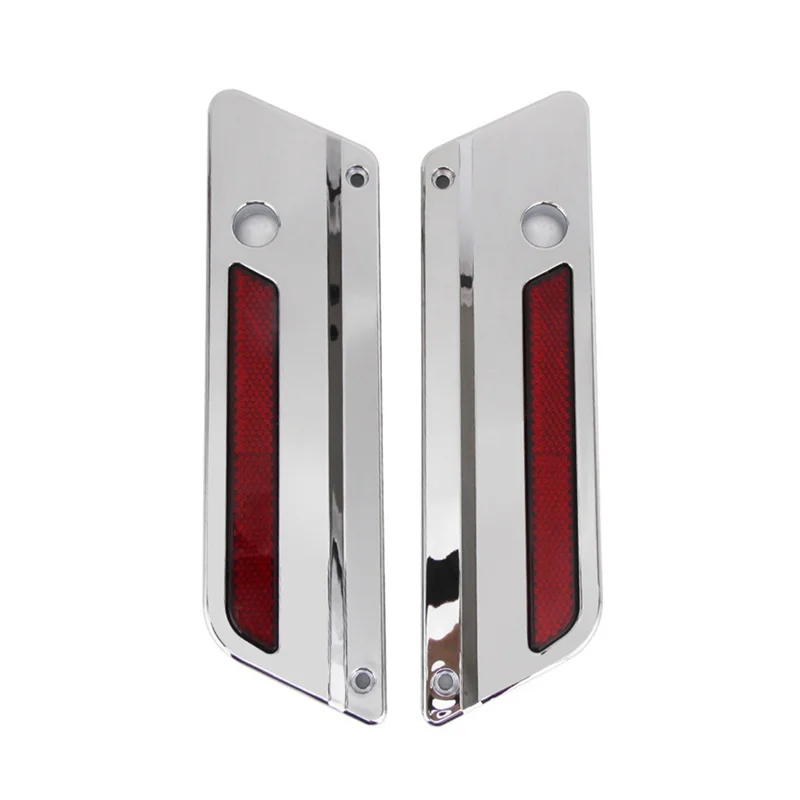 

H5-Saddlebag Latch Hinge Cover Motorbike Saddlebag Latch Accessories For 1997-2013 Touring Electra Glide Chrome