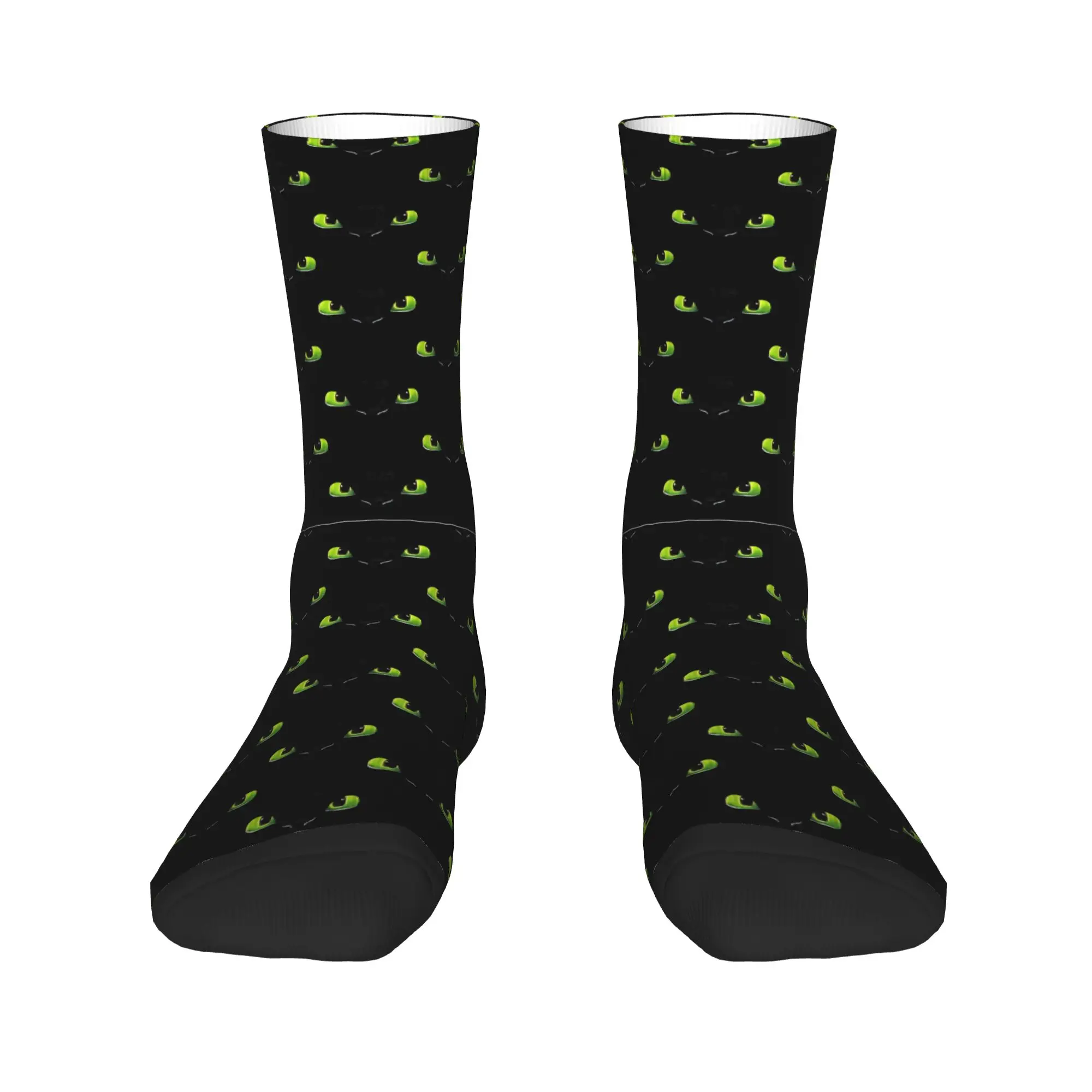 Dragon Eyes    Socks t-Toothlesseed Custom Stockings Non Slip Unisex Men Socks Breathable Spring Retro Cycling Socks