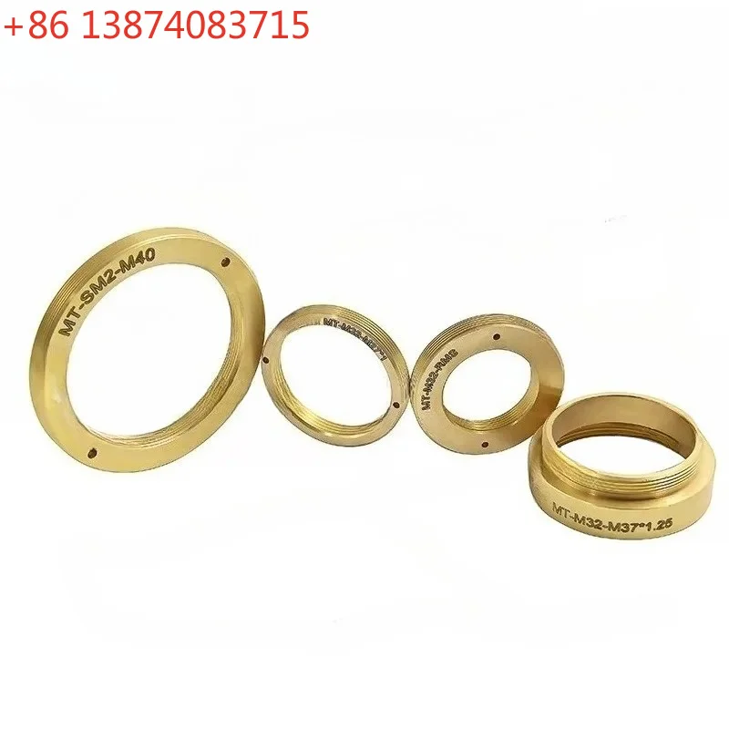 MT Series Microscope Objective Threaded Adapter M32 To RMS/SM1/M26 Brass Threaded Objective Conversion Accessories