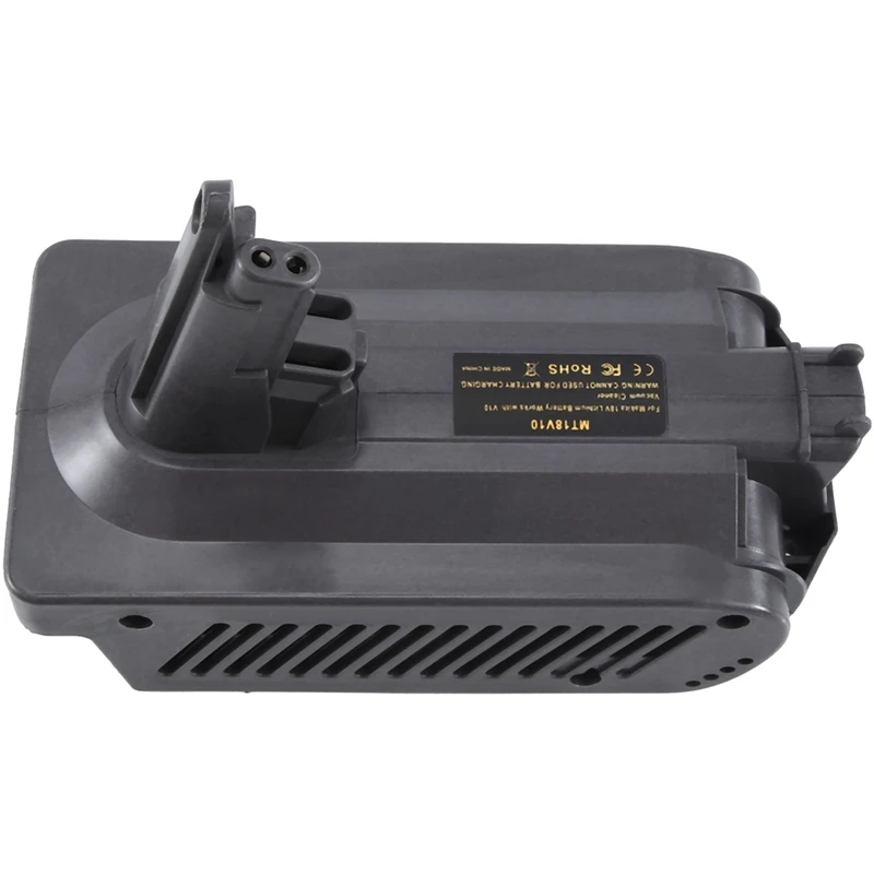 Battery Adapter For Makita 18V Li-Ion Battery Convert To For Dyson V10 Vacuum Cleaner MT18V10 Durable Easy Install