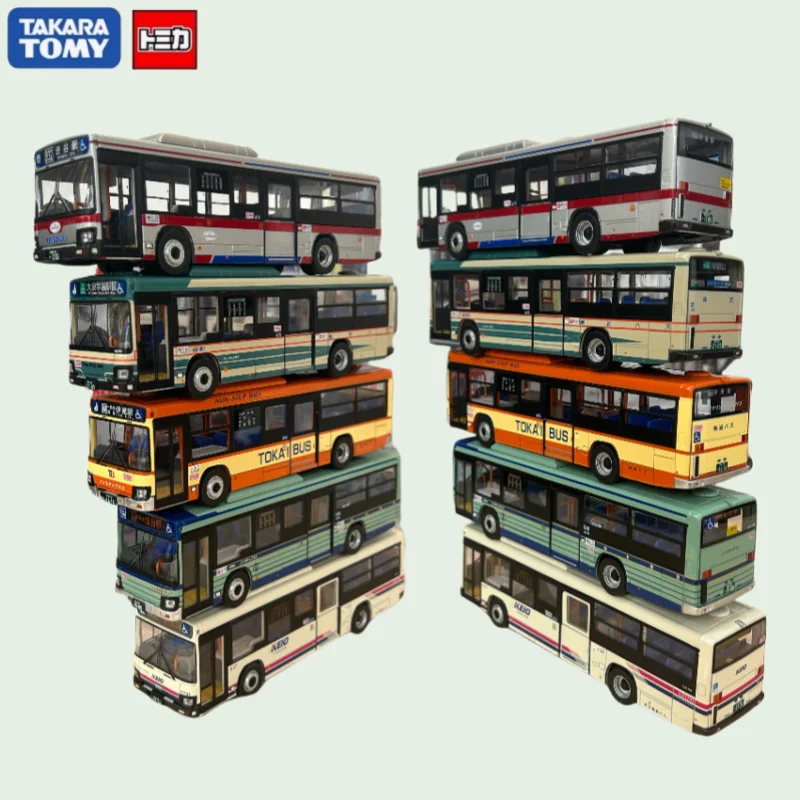 

TAKARA TOMY 1:64 TLV Tokai Bus N245a b Triple Transit Hankyu BusN245i e Alloy die-cast miniature model,adult decoration,boy gift