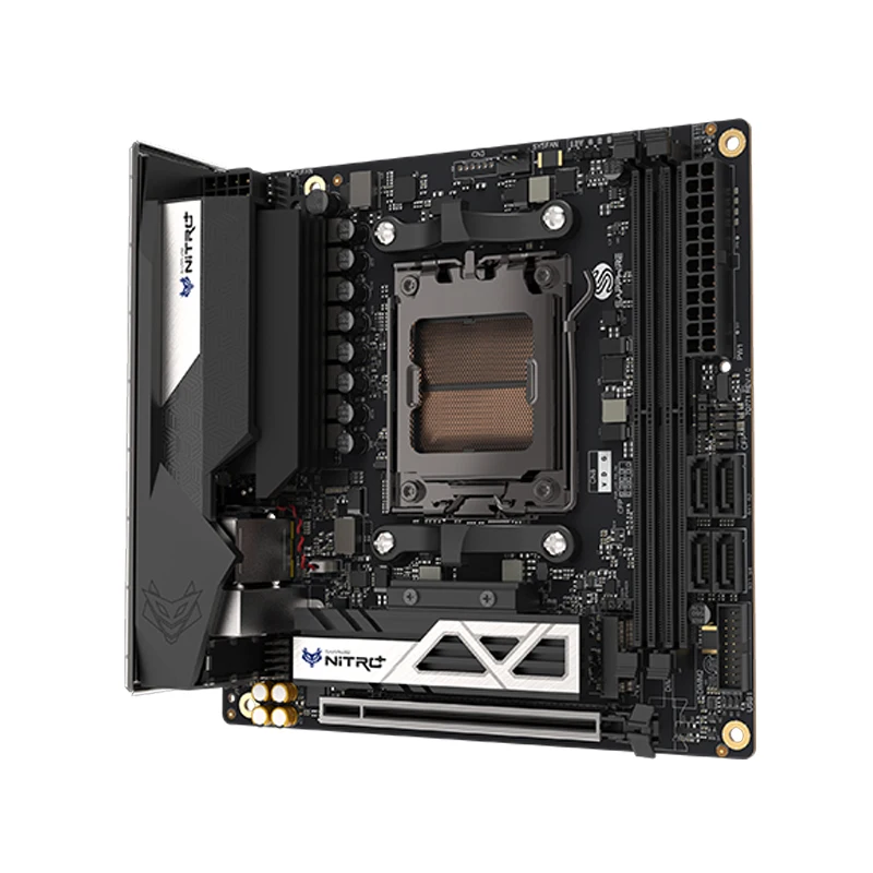 Placa base Sapphire NITRO + B650I WIFI Ultra Platinum AM5 DDR5 2 * M.2 tpye-c ITX placa base para AMD B650 AMD Ryzen 7000 series