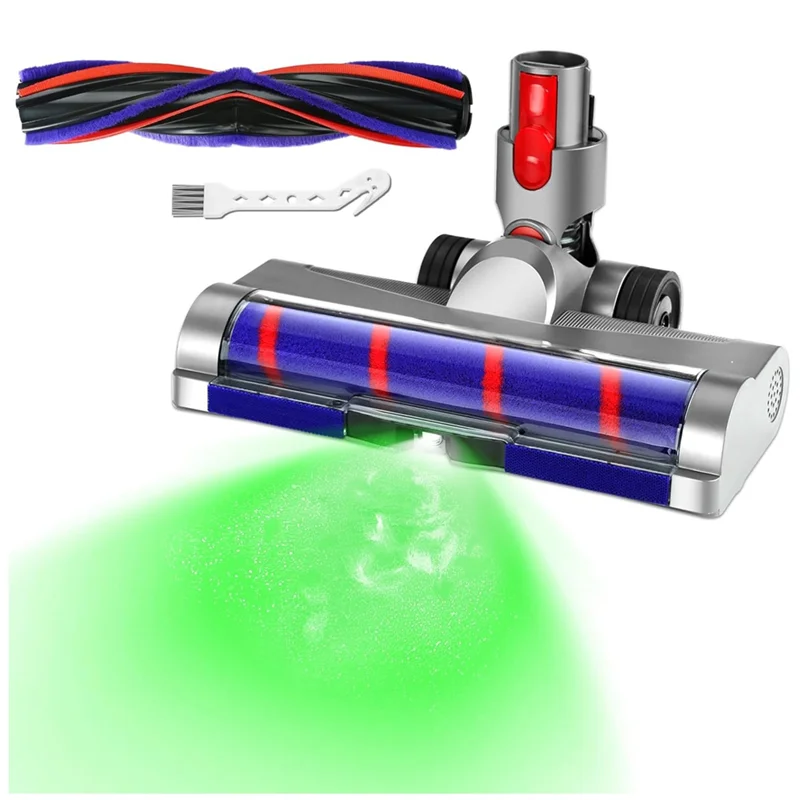 قطع غيار رأس الضوء الأخضر AC39-LED للمكنسة الكهربائية اللاسلكية Dyson V7 V8 V10 V11 V15، ملحقات الإفراج السريع
