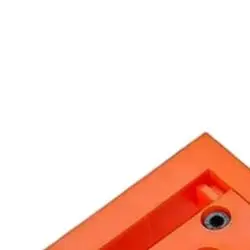 Door Hinge Slotting Template Thickened Bakelite Jig For Cabinet Invisible Door Trimming Milling Router Tool Woodworking Guide