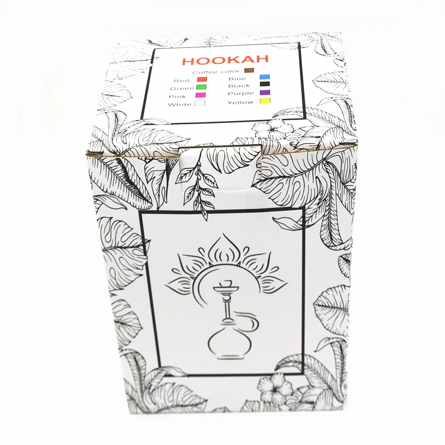 

High Quality Acrylic Shisha Hookah Set Aluminum Chicha Bottle Cylinder Set Narghile Accessories