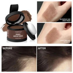 14 Colors Hairline Powder 4g, Hairline Shadow Powder Makeup Product, Portable Hairline Coloring Powder for Both Men and Women