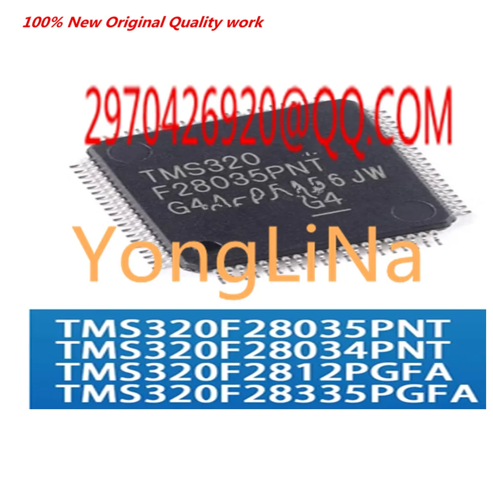 100% New IC MCU Chips 1Pcs QFP TMS320F2810PBKA TMS320F2812PGFA TMS320LF2406APZA TMS320F28335PGFA TMS320F28335PTPQ