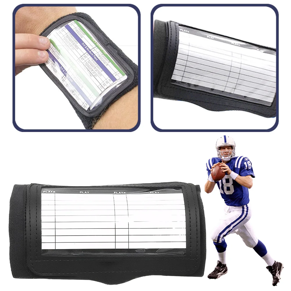 Football Play Wristbands Softball Wristbands Football Wristbands  Wrist Brace for Football Baseball Softball for Signs view 2