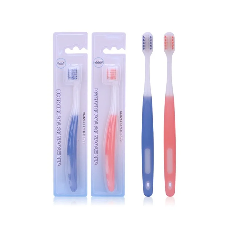 

2pcs/set Orthodontic Toothbrush For Dental Braces Clean Between Teeth Brace Brush Deep Cleaning para brackets