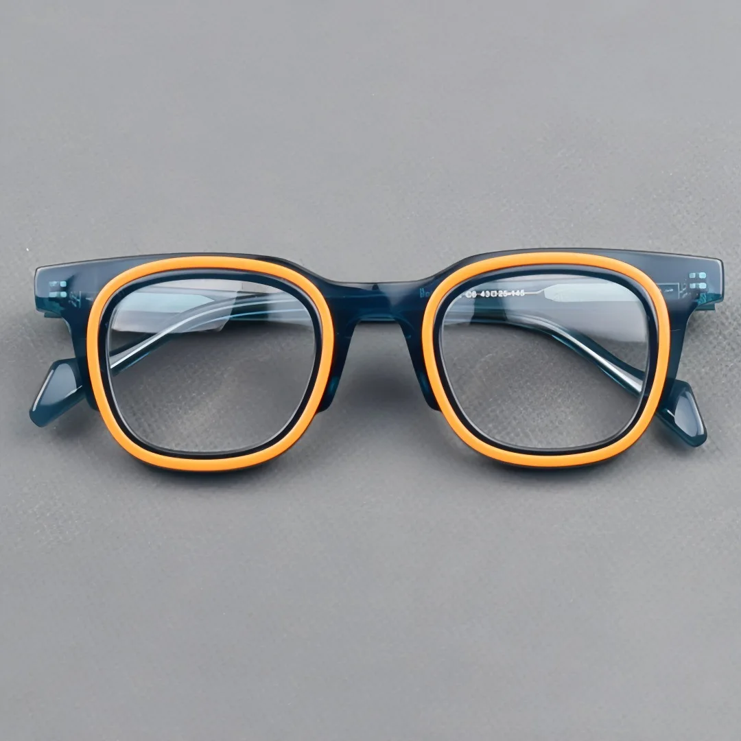 

Retro Wide Edge Square Glasses Frame Unisex Japanese Designer Personalized Optical Frame for Men And Women