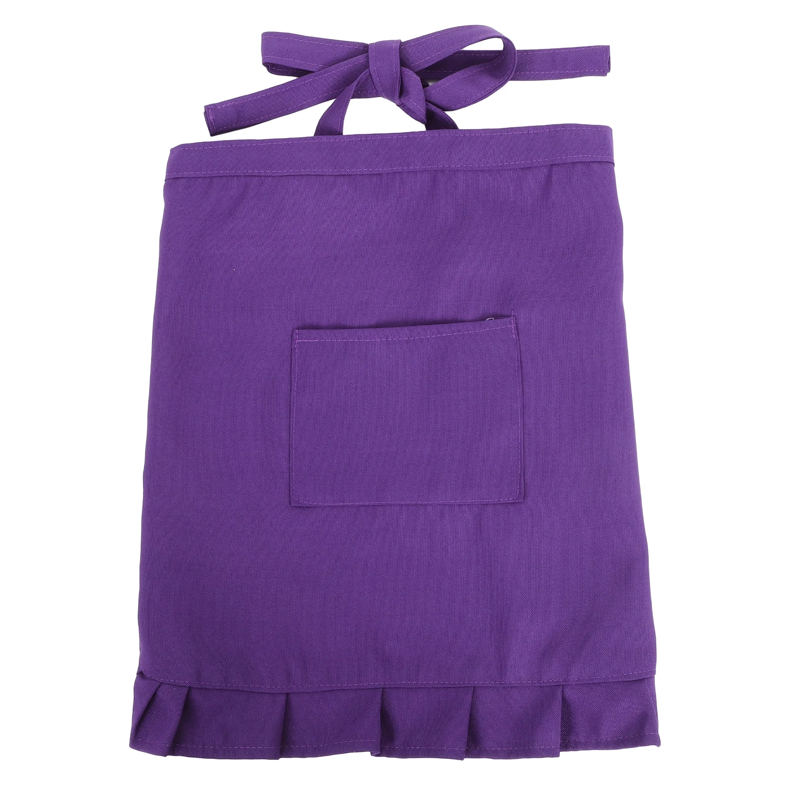 

Women Waist Apron Half Server Waitress Pockets White Short Cooking Restaurant Cafe Bar Bistro Kitchen Wear Homeware