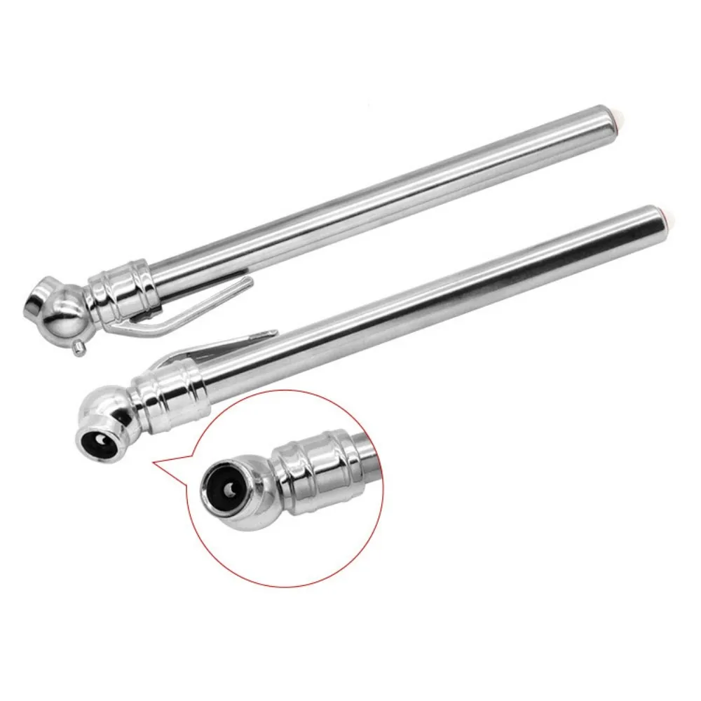 

Emergency Use Pen Shaped Tyre Air Pressure Test Meter Mini Stainless Steel Tire Gauge 5-50PSI Tire Pressure Test Pen