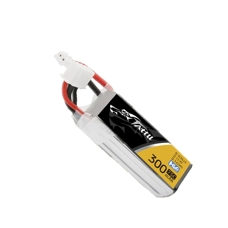 Upgrade TATTU 300mAh 3S 11.4V 75C Lipo Battery With PH2.0 Plug For RC Helicopter Quadcopter FPV Racing Drone Parts 11.4V Battery