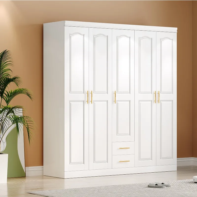 

Cream White Closet Accent Luxury Design Save Space Universal Organizer Storage Wardrobe Cheap Vestidores Furniture For Room