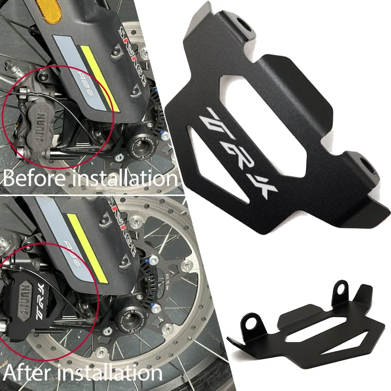 Motorcycle Accessories Front Brake Caliper Guard For BENELLI TRK502/552 TRK 502 552 TRK552 Benelli