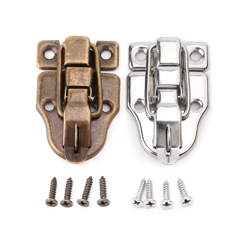F92C Vintage Lock Antique Metal Buckle Suitcase for Case Toggle Lock Hasp for