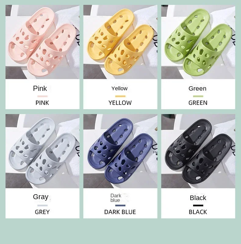 Pantuflas de baño para mujer, sandalias de verano con diseño de queso, zapatos de EVA para hombre, chanclas suaves antideslizantes, pantuflas de interior para parejas