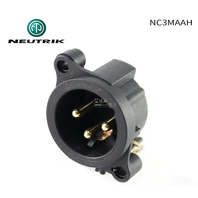 

Switzerland NEUTRIK NC3MAAH three-core Cannon male socket XLR balanced circuit board PCB welding Cannon base