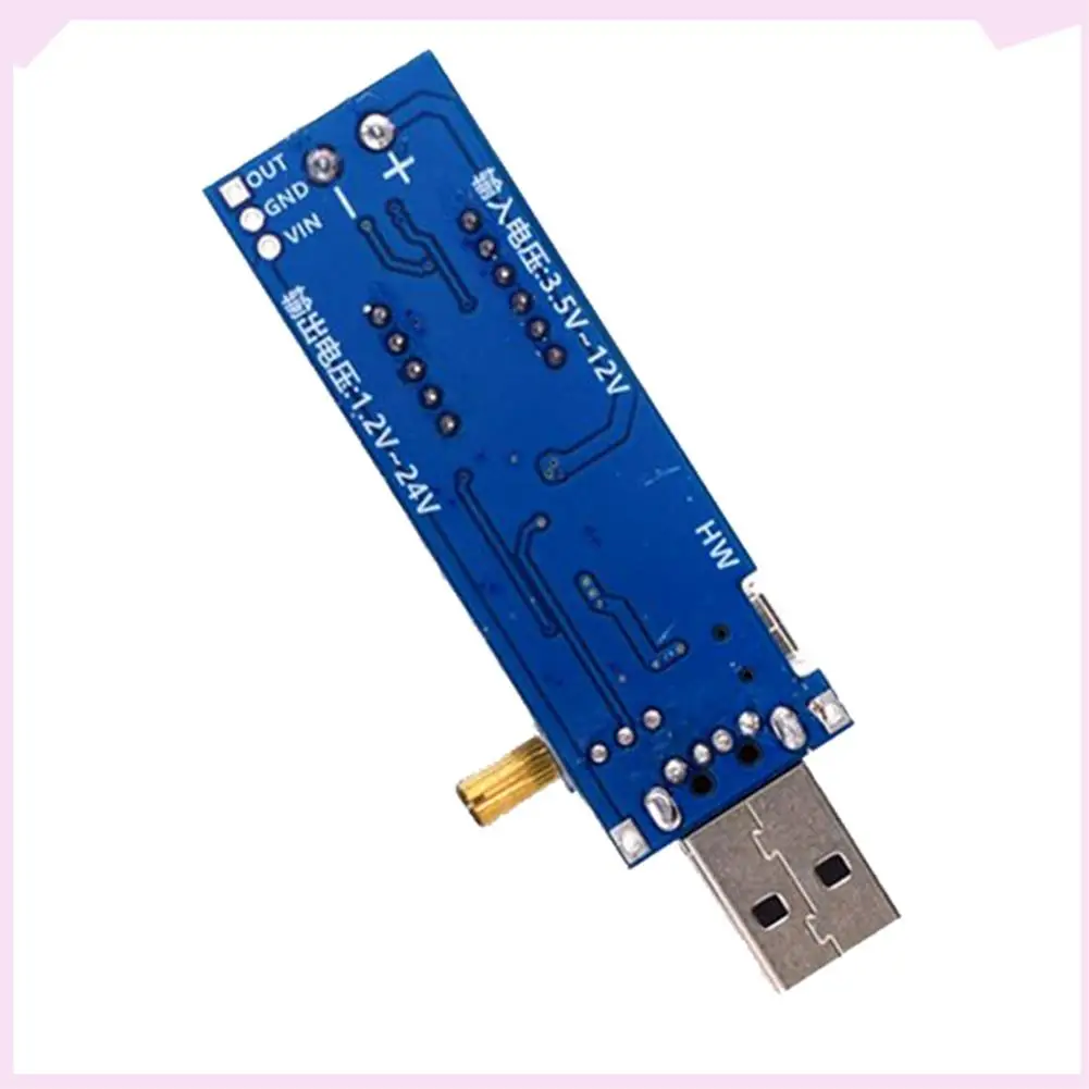 B24B 2X DC-DC da 5 V a 3,5 V / 12 V USB Step UP / Down Modulo di alimentazione Convertitore boost buck regolabile Uscita DC 1,2 V-24 V