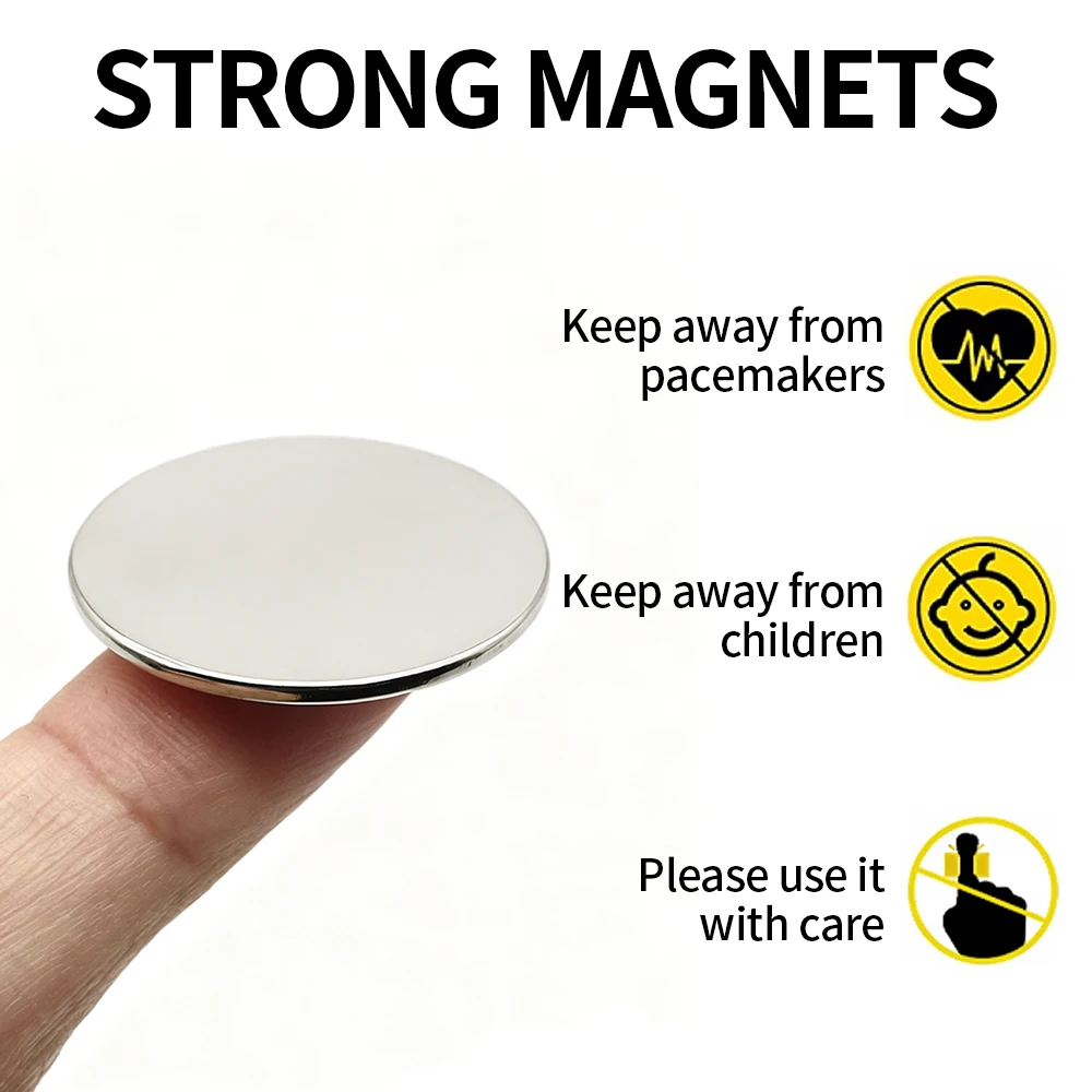 30 x 2 mm runder, superstarker Neodym-Magnet N35, leistungsstarker magnetischer NdfeB-Permanent-Kühlschrankmagnet, Imanes DIY – Detail 2