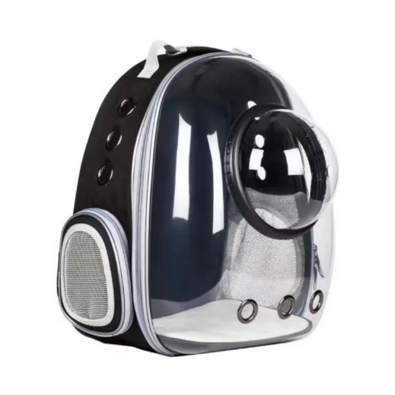 Pet trolley case cat bag portable two transparent dog bag suitcase trolley cat backpack breathable
