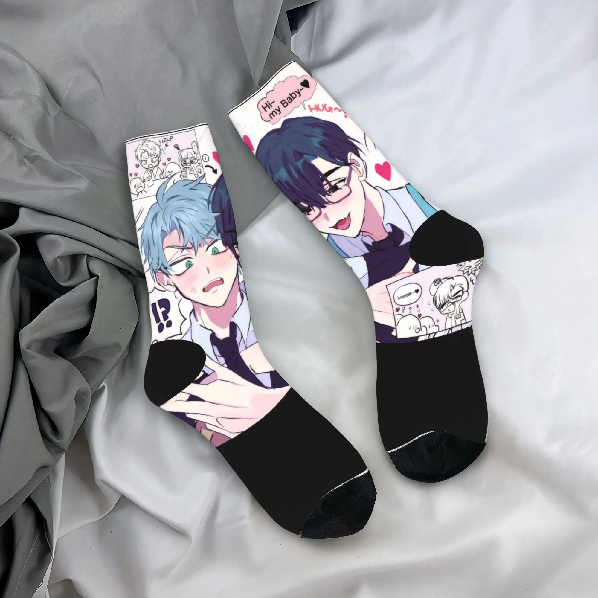 

Ivan And Till Alien сценические чулки готические носки мужские носки высокого качества зимние скалолазание дизайн противоскользящие носки подарок