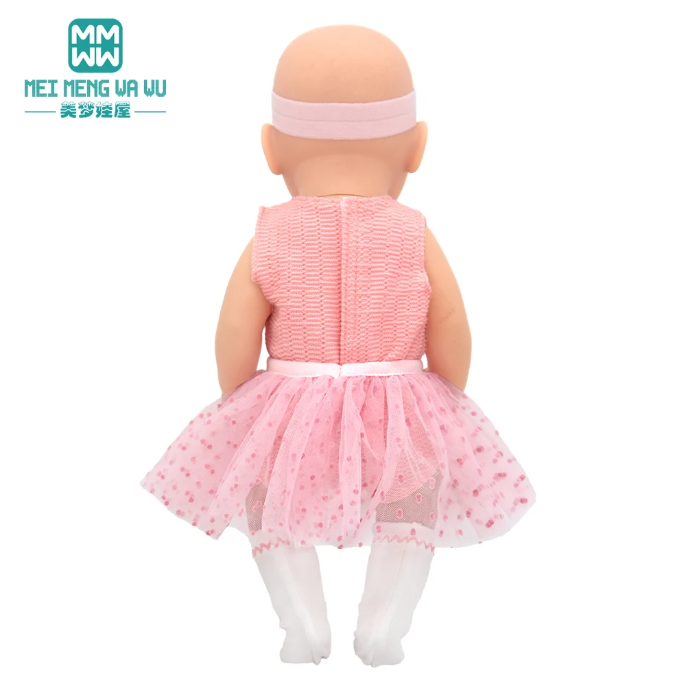 Mini Toys Doll Clothes 35cm 14inch Born Doll Fashion Blankets Dresses Onesies Suit Girl Gift