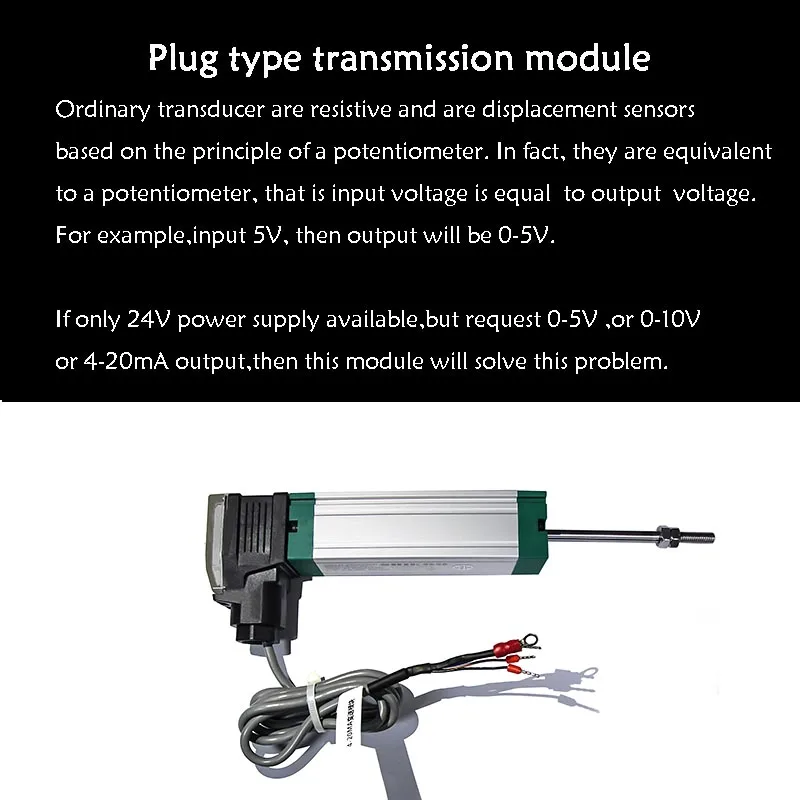 Universal Transducer Transmitter Module 0-5V 0-10V 4-20mA Electronic Ruler Linear Displacement Sensor Signal Converter Module