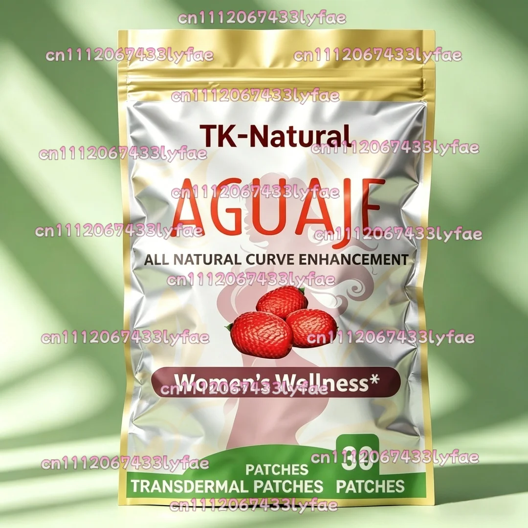 30 Patches Aguaje Curves Transdermal Patches for Women for Female Health, Hormone Balance, Curve Enhancer