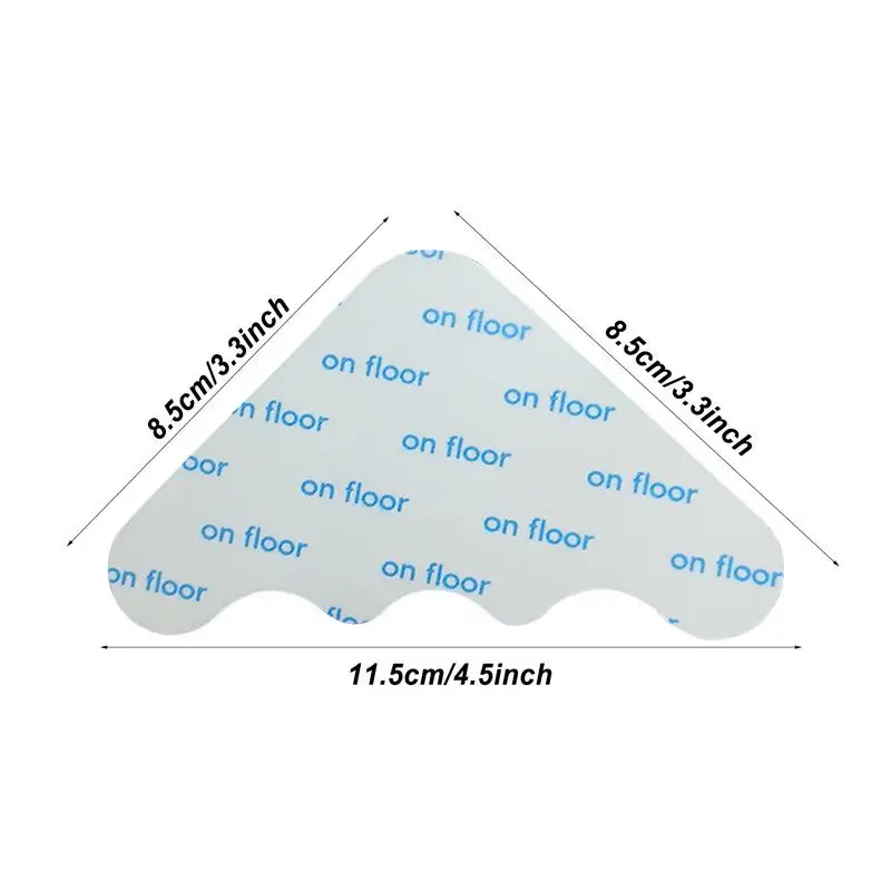 Rug Tape Double Sided Reusable Carpet Tape Stickers Under Rug Carpet Tape Rug Anti Slip Grips Keep Carpet Corners In Place