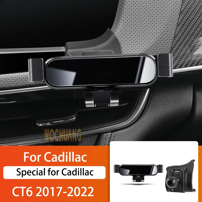 

Car Mobile Phone Holder For Cadillac CT6 2017-2022 360 Degree Rotating GPS Special Mount Support Navigation Bracket Accessories