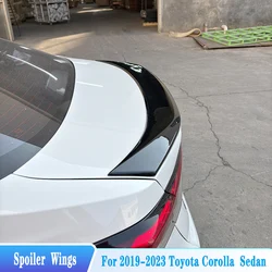 2019-2022 Toyota Corolla için Arka Bagaj Kapağı Dudak Spoiler Kanatları Arka Pencere Çatı Spoiler ABS Malzeme Tuning Gövde Kiti Aksesuarları