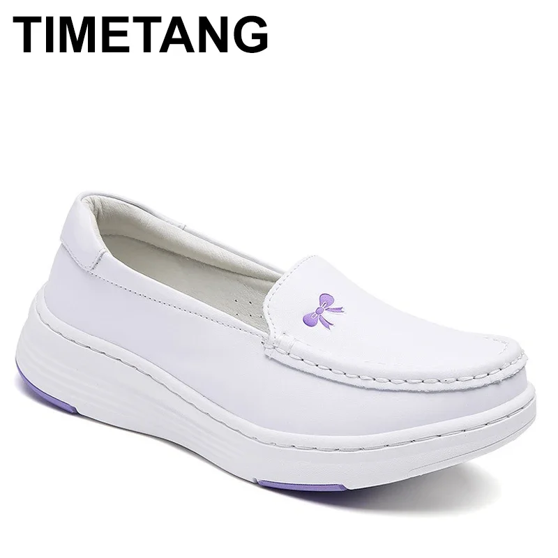 Nurse shoes women's autumn breathable soft sole not tired foot increase four seasons no smelly foot medical small white shoes