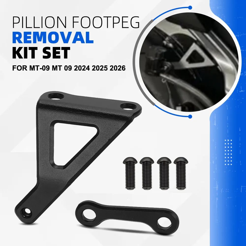 

Комплект заглушек для снятия подножек мотоцикла MT09, алюминиевые заглушки для подножек Yamaha MT-09 MT 09 2024 2025 2026