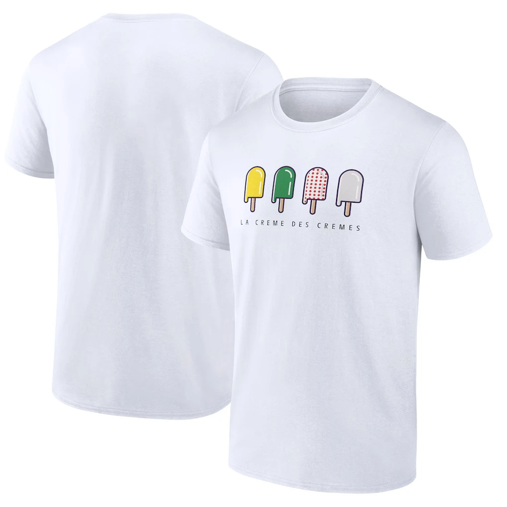 Summer Tour De France T-Shirt Men's Cycling Fanatics Top Graphic Printing High-end Luxury Unisex Style Both of Men and Women