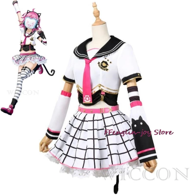 Anime Tennoji Tennouji Rina LoveLive Love Live Nijigasaki High School Idol Club Cosplay Costume Wig Sexy Woman Halloween Suit