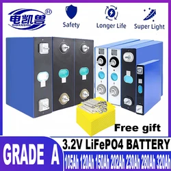 Akumulatory klasy A Lifepo4 3.2V 105Ah 120Ah 150Ah 202Ah 230Ah 280Ah 320Ah 4 SZTUK do kempingów DIY Solar Outdoor Power