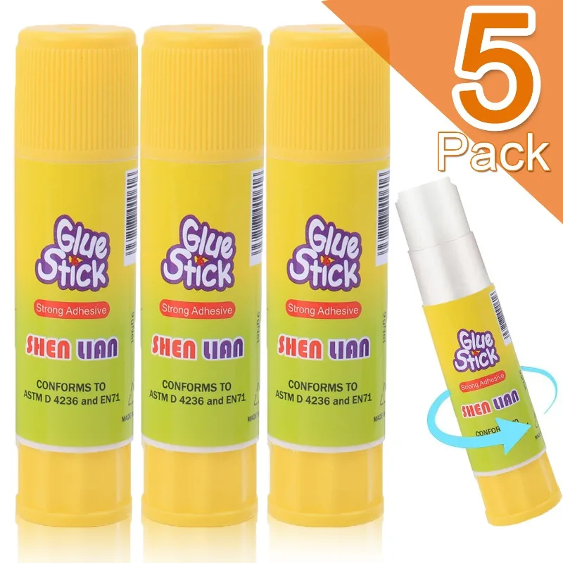 1-5pcs Solid Glue Sticks Multi-Purpose Fast-Dry Glue Stick Pen DIY Super Strong Glue Pens Stationery Supplies School Glue Sticks