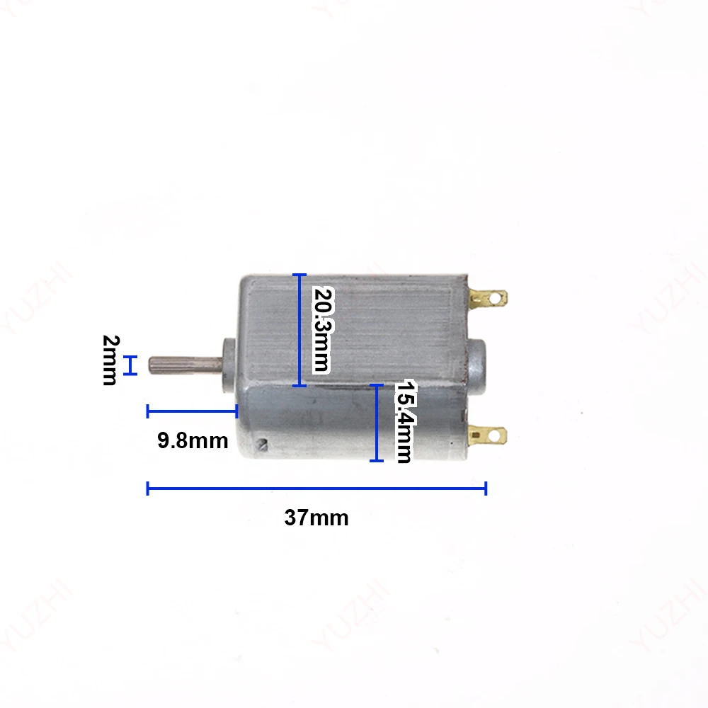 FK-130PH-18150 Carbon Brush Motor DC 3.7V 6V 9V 12V Strong Magnetic Large Torque Toy Model Car Remote Control Car