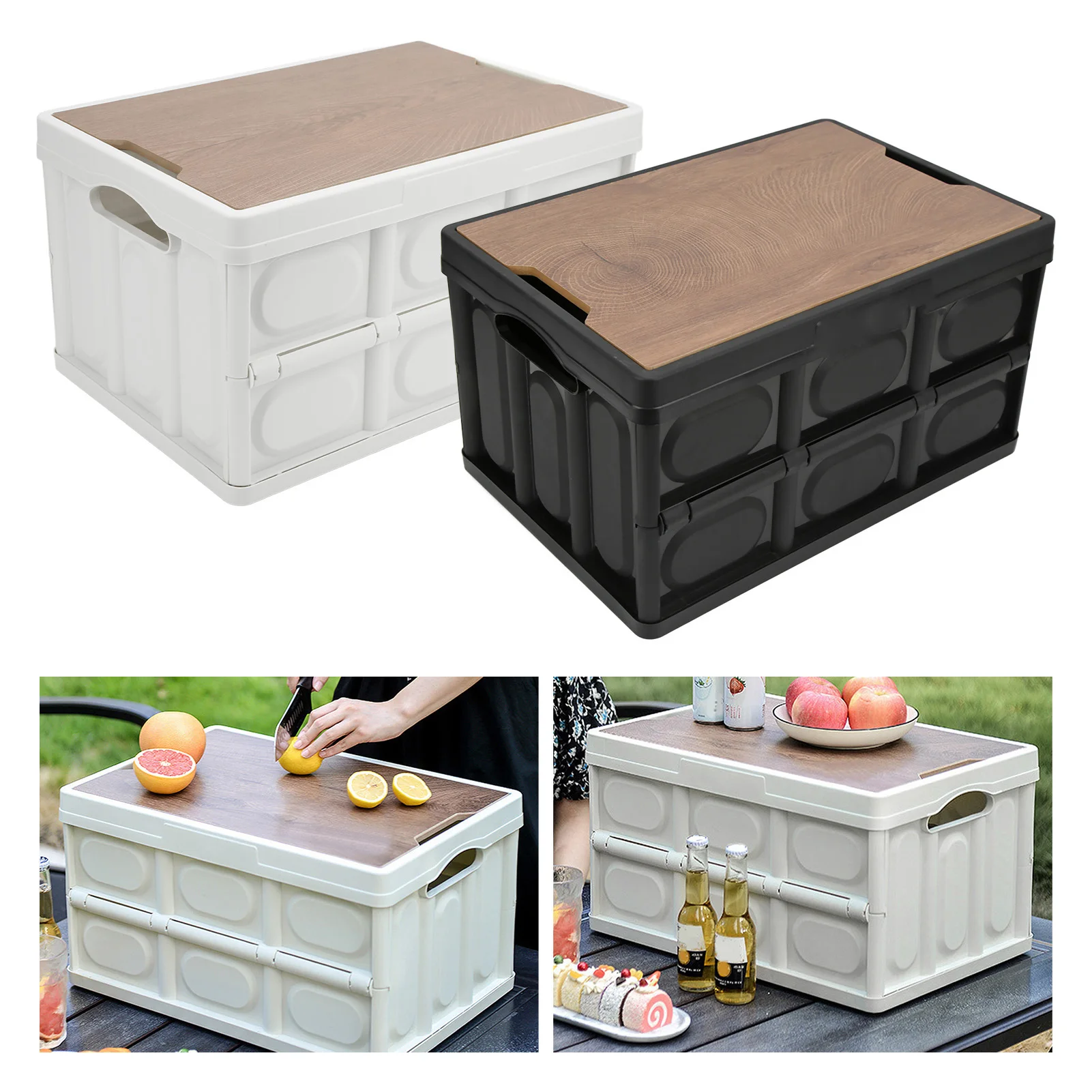 

Storage Box Folding Storage Box Multifunctional Removable 30L Harmless for Outdoor