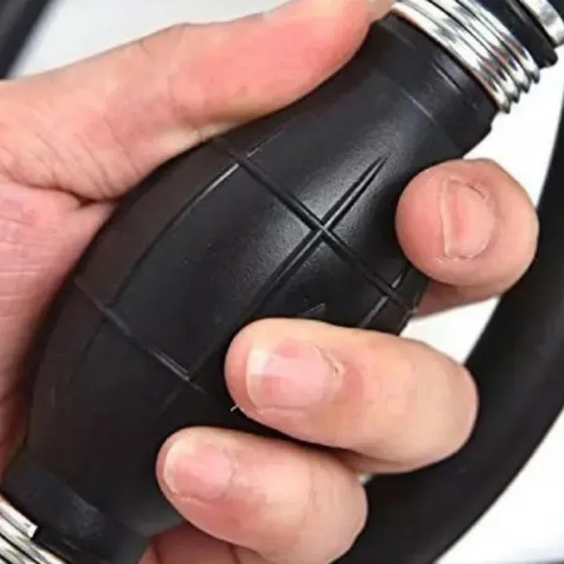 6mm/8mm/10mm/12mm Handkraftstoffpumpe mit Gummiball und Aluminiumgehäuse für Diesel, Öl und Benzin – ideal für Auto, Boot und Außenborder – Detail 2
