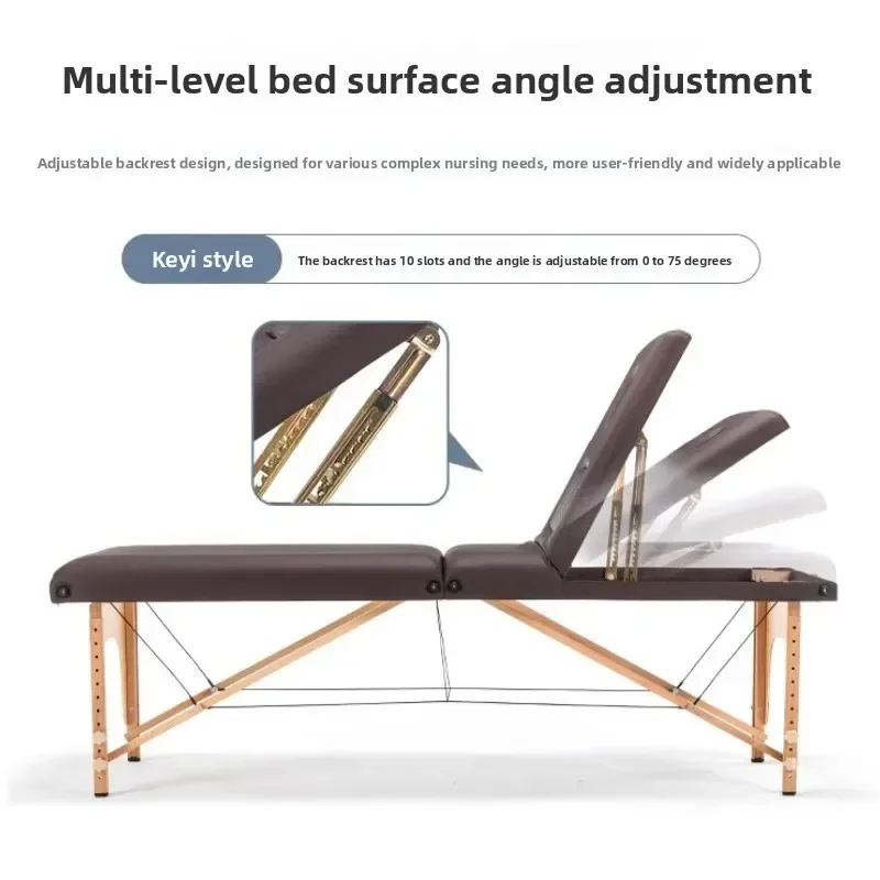 Massage & Therapy Bed Chiropractic Acupuncture Medical Rehabilitation Table Professional TCM Equipment Therapy Massage Bed Table