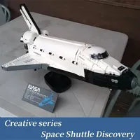Collection Aerospace Series Discovery aircraft Building blocks Spaceship Home furnishings Good things for children puzzle