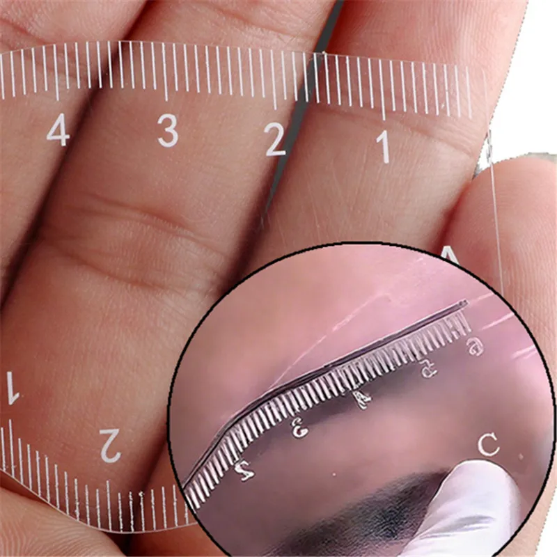 5개입 눈썹 모양 스텐실 휴대용 즉시 눈썹 정리기 재사용 가능한 눈썹 디자인 자 투명 메이크업 도구