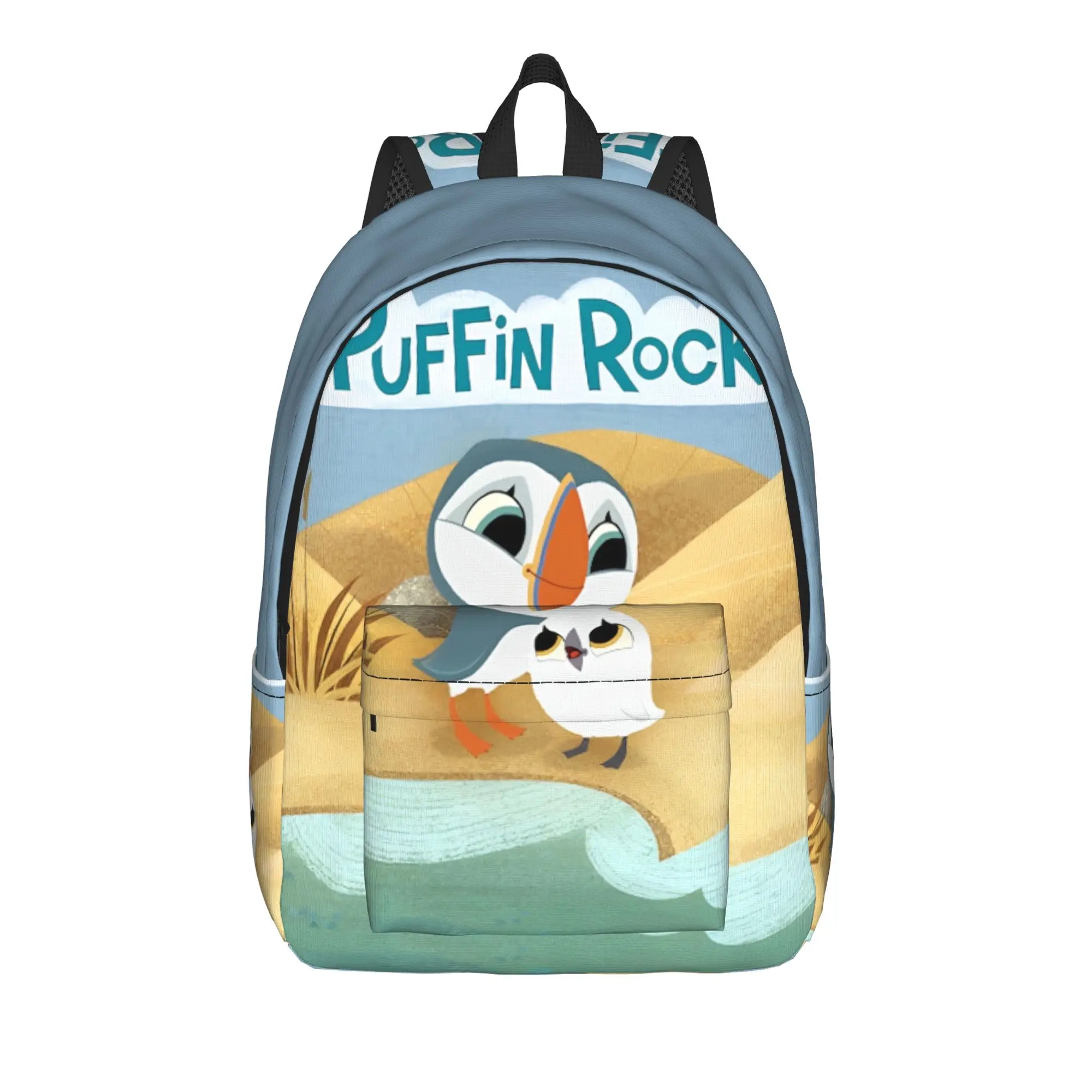 

Рюкзак Puffin Rock And New Friends, прочные студенческие рюкзаки, полиэстеровые оригинальные сумки для старшей школы, дизайнерский рюкзак для велоспорта