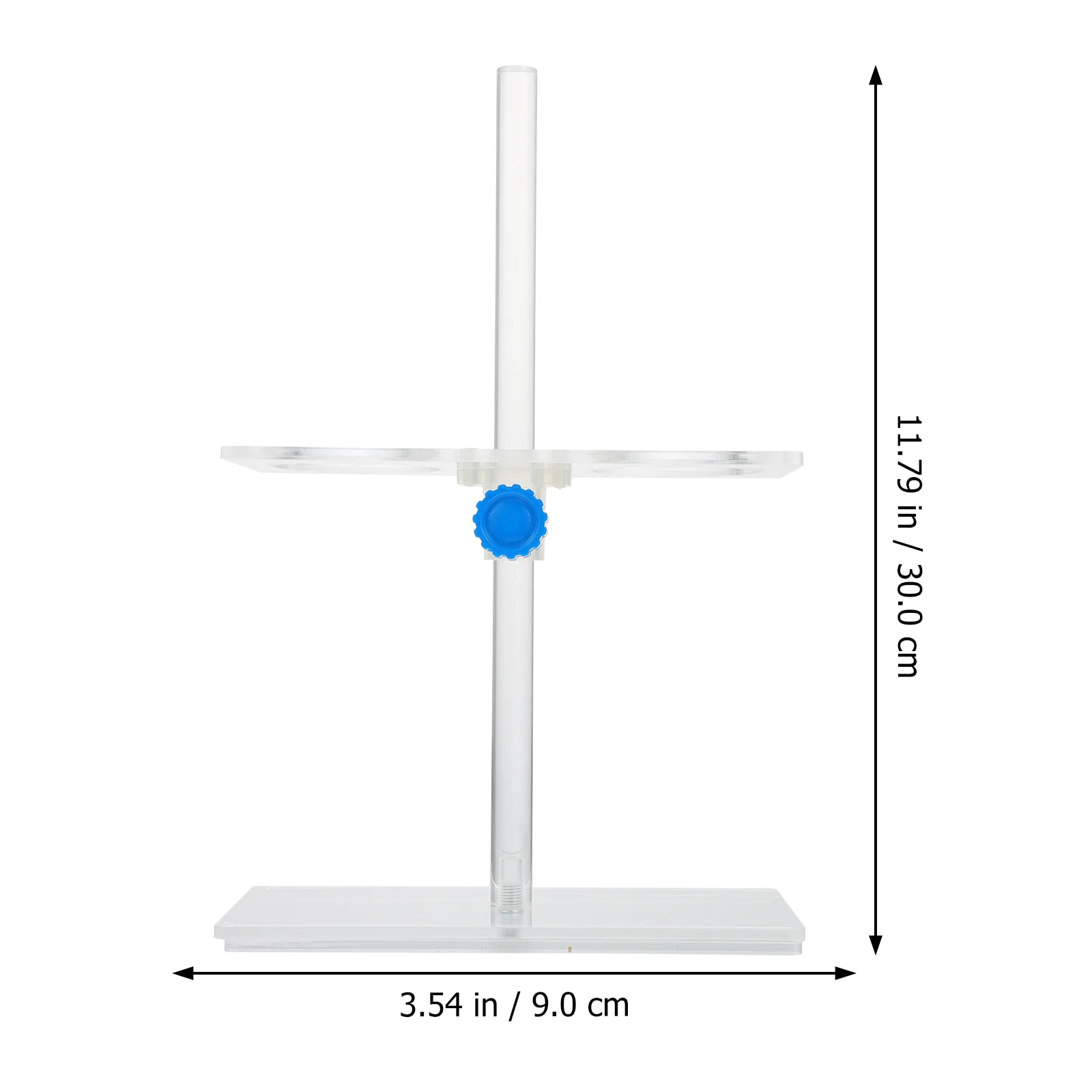 Soporte ajustable, estante de embudo, accesorios de fijación de experimentos acrílicos, soporte de laboratorio