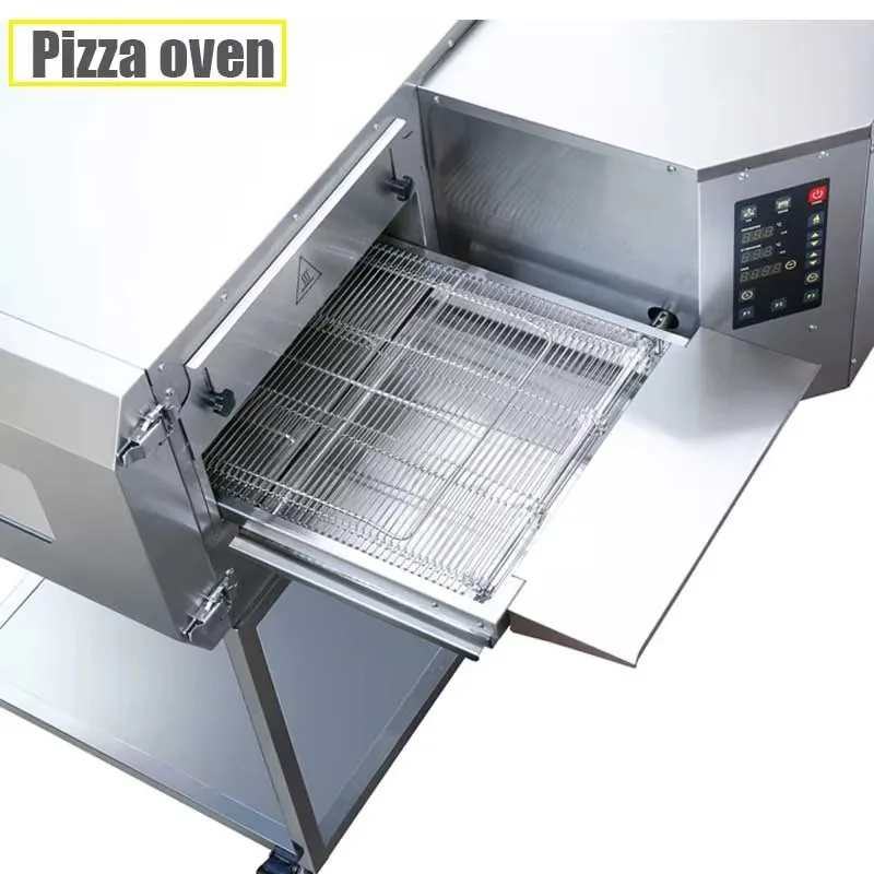 Customized track type electric pizza oven 18 inch energy saving fast baking machine for food store commercial users