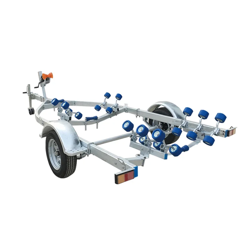 

High Quality 4.3m Rib For 5.5m Rib Boat Trailer Hot Dip Galvanized Watercraft Trailers
