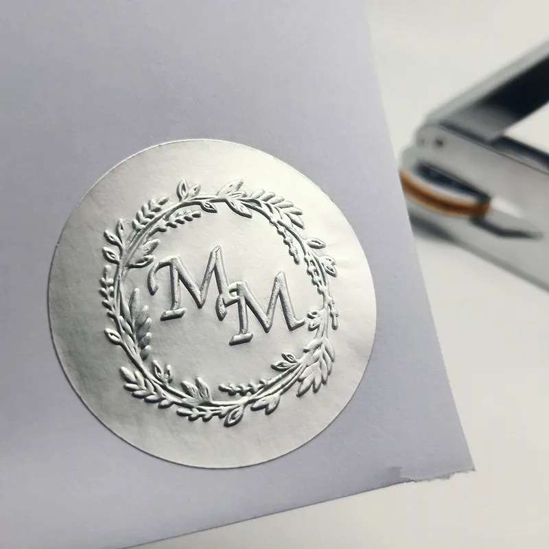 Custom seal Personalized Wedding Embosser,Custom Embosser Seal,Wreath Embosser,Wedding embosser with initials,hand held embosser